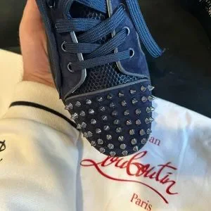 NEW IN BOX Christian Louboutin Seavaste 2 Orlato Flat  Blue Sneakers 44.5/11.5 Christian Louboutin | Shoes | New In Box Christian Louboutin  main image 3